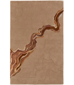 Feizy Serrano 8853F ORANGE Area Rug 5 ft. X 8 ft. Rectangle