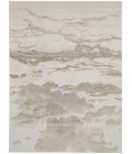 Feizy Aura Casual Abstract, Ivory/Tan/Gray, 12' x 18' Area Rug