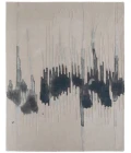Feizy Anya Industrial Abstract, Ivory/Blue/Gray, 2' x 3' Area Rug