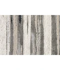 Feizy Micah Industrial Abstract, Silver/Gray/Black, 3'-11" x 6' Accent Rug