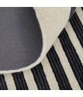 Feizy Maguire Industrial Abstract, Gray/Ivory/Black, 5' x 8' Area Rug