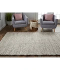 Feizy Berkeley Scandinavian Geometric, Ivory/Gray/Tan, 9'-6" x 13'-6" Area Rug