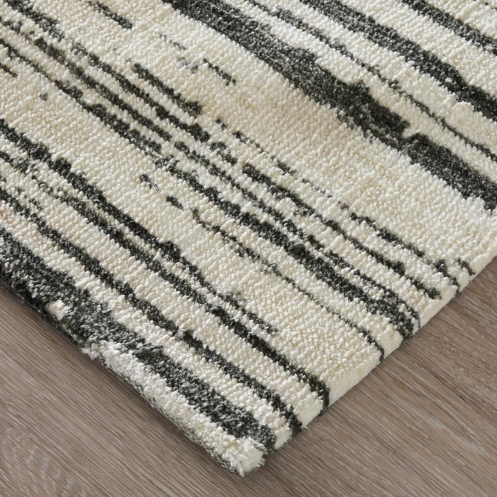 Feizy Colton Black/Ivory 8748A56F 3 ft. 6 in. X 5 ft. 6 in. Rect. Rug