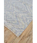Feizy Nizhoni Global Southwestern, Blue/Ivory/Gray, 7'-9" x 9'-9" Area Rug