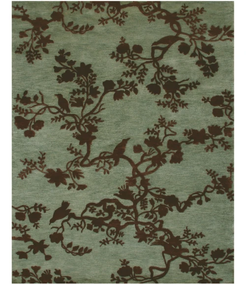 Feizy Bodhi Green/Blue/Brown 5046033F 3ft.6in. x 5ft.6in. Rect. Rug