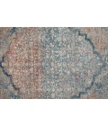 Feizy Marquette Bohemian & Eclectic Medallion, Blue/Red/Gray, 2'-8" x 12' Runner