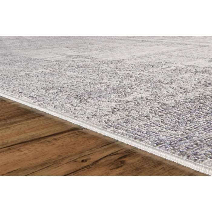 Feizy Cecily Vintage Medallion, Gray/Ivory/Taupe, 8' x 8' Square Square Rug