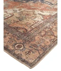 Percy Area Rug Feizy Percy Vintage Medallion Rug, Pink Clay/Charcoal Gray, 7ft-10in x 9ft-10in
