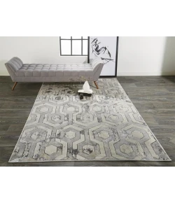 Feizy Micah 3046F BEIGE/GRAY Area Rug 9 ft. 2 in. X 12 ft. Rectangle