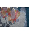 Feizy Dafney Casual Floral & Botanical, Blue/Gray/Pink, 10' x 14' Area Rug