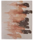 Feizy Anya Industrial Abstract, Red/Brown/Orange, 9' x 12' Area Rug
