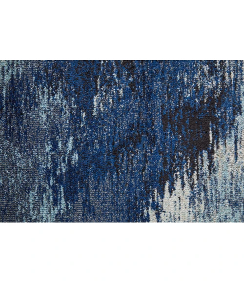 Feizy Edgemont Casual Abstract, Blue/Ivory, 10' x 14' Area Rug