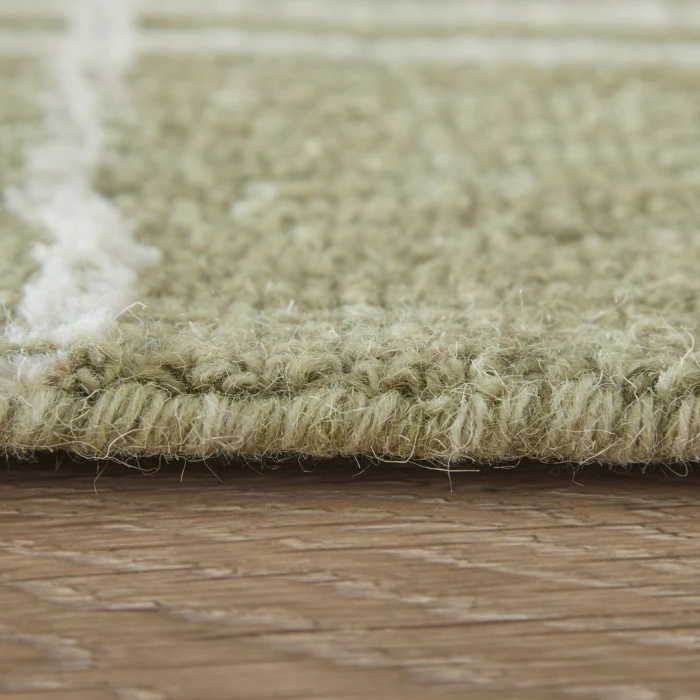 Feizy Winston Green/Ivory WNS8B04F 5ft. x 8ft. Rect. Rug