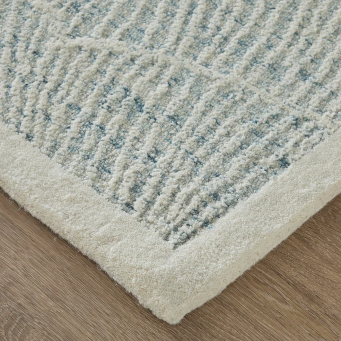 Feizy Winston Blue/Ivory WNS8B02F 8ft. x 10ft. Rect. Rug