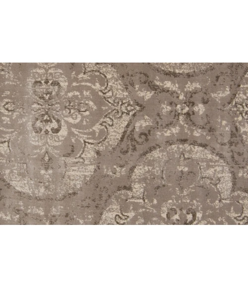 Feizy Fiona Bohemian & Eclectic Ikat, Taupe/Ivory/Brown, 9'-2" x 12'-2" Area Rug