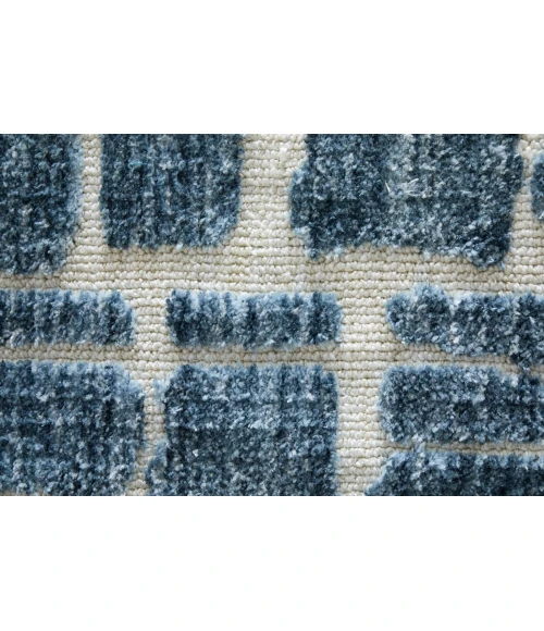 Feizy Colton Blue/Ivory 8748A58F 9 ft. 6 in. X 13 ft. 6 in. Rect. Rug