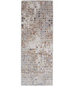 Feizy Laina 39G0F BEIGE/GRAY Area Rug 3 ft. X 10 ft. Runner