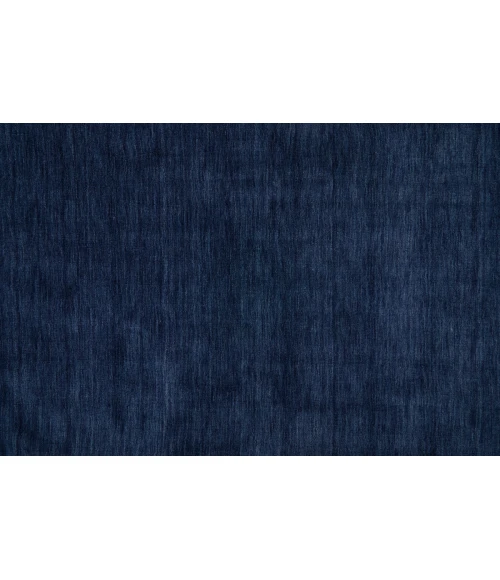 Feizy Luna Casual Solid, Blue, 9'-6" x 13'-6" Area Rug