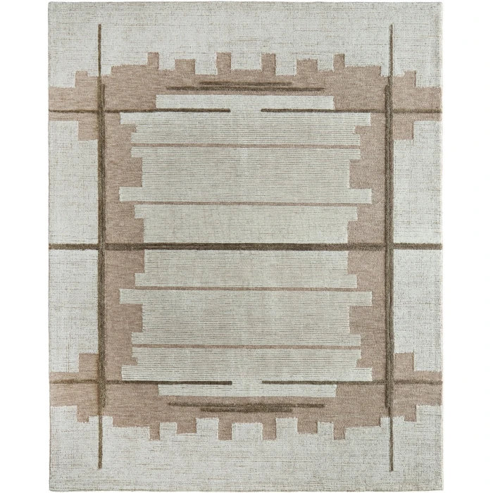 Feizy Winston Brown/Ivory/Tan WNS8B01F 2ft. x 3ft. Rect. Rug