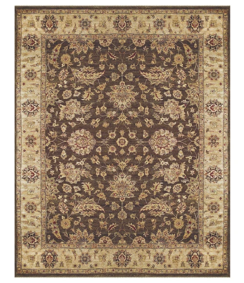 Feizy Drake Classic Persian, Brown/Gold/Tan, 9'-6" x 13'-6" Area Rug