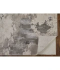 Feizy Prasad Casual Watercolor, Ivory/Gray, 8' x 11' Area Rug