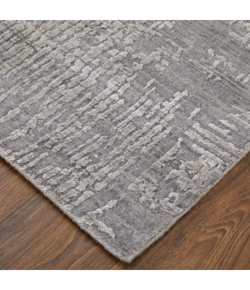 Feizy Eastfield Casual Abstract, Gray, 8' x 10' Area Rug