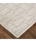 Feizy Redford Minimal Viscose Rug, Beige, 9' x 12' Area Rug