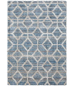 Feizy Mynka 39ICF BLUE Area Rug 5 ft. X 8 ft. Rectangle