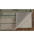 Feizy Anya Industrial Abstract, Blue/Gray/Ivory, 12' x 15' Area Rug