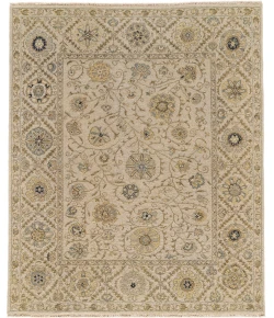 Feizy Amherst Ivory/Yellow/Blue 7390759F 7ft.9in. x 9ft.9in. Rect. Rug
