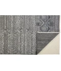 Feizy Payton Farmhouse Diamond, Gray/Ivory/Blue, 9'-6" x 13'-6" Area Rug
