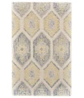 Feizy Arazad Bohemian & Eclectic Geometric, Yellow/Blue/Ivory, 3'-6" x 5'-6" Accent Rug