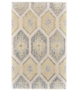 Feizy Arazad 8511F GRAY/YELLOW Area Rug 3 ft. 6 in. X 5 ft. 6 in. Rectangle