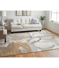 Feizy Clio 39K5F TAN/MULTI Area Rug 9 ft. X 12 ft. Rectangle