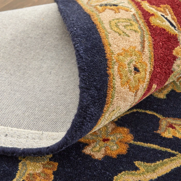 Feizy Wagner Classic Oriental, Blue/Red/Gold, 5' x 8' Area Rug