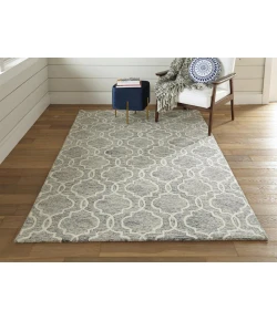Feizy Belfort 8775F GRAY/IVORY Area Rug 9 ft. X 12 ft. Rectangle