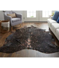 Feizy Ellyse RAIND COPPER Area Rug Shaped Rug
