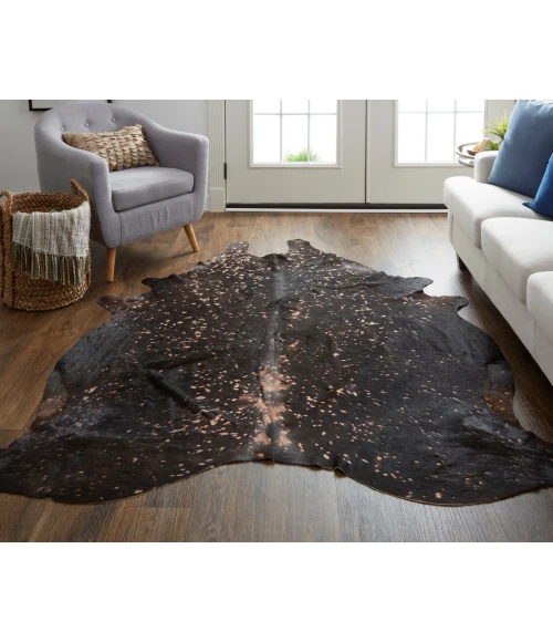 Feizy Ellyse Cabin & Lodge Animal Print, Brown, Large Shaped Rug