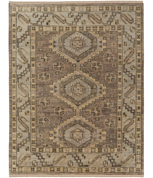 Feizy Fillmore Classic Diamond, Brown/Gray, 2'-6" x 10' Runner
