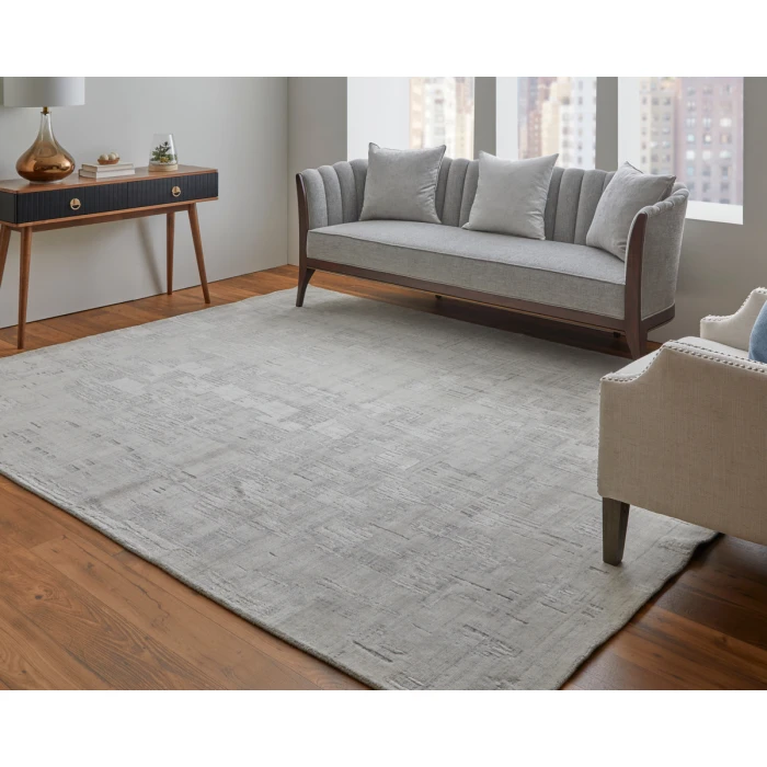 Feizy Eastfield Casual Abstract, Ivory, 2'-6" x 8' Runner