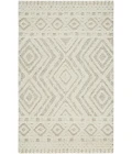 Feizy Anica Moroccan Wool Rug w/Diamonds, Ivory/Natural Tan, 2ft x 3ft Accent Rug