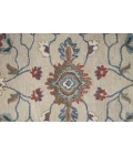 Feizy Rylan Tufted Persian Floral Rug, Stone Gray/Red/Blue, 9ft x 12ft Area Rug