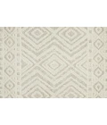 Feizy Anica Moroccan Wool Rug w/Diamonds, Ivory/Natural Tan, 2ft x 3ft Accent Rug
