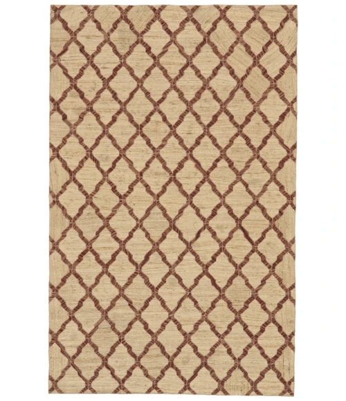 Feizy Bermuda Global Trellis & Lattice, Brown/Tan, 4' x 6' Accent Rug