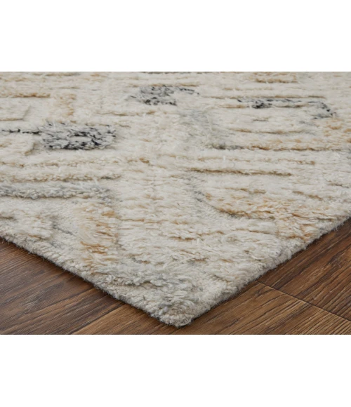 Feizy Anica IVORY/BLUE ANC8004F 6 ft. X 9 ft. Rectangle Rug