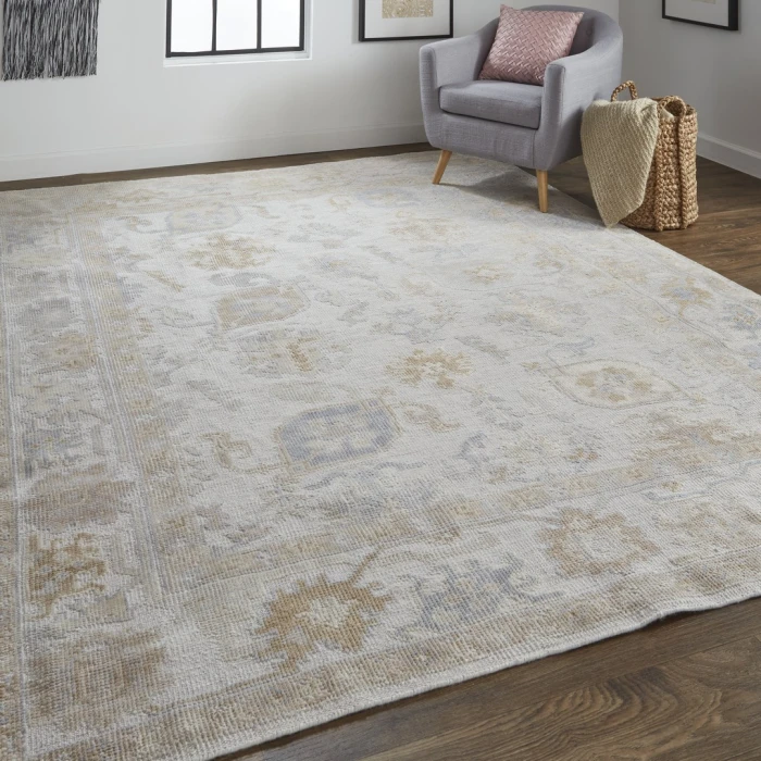Feizy Wendover Ivory/Tan WND6847F 8ft. x 10ft. Rect. Rug