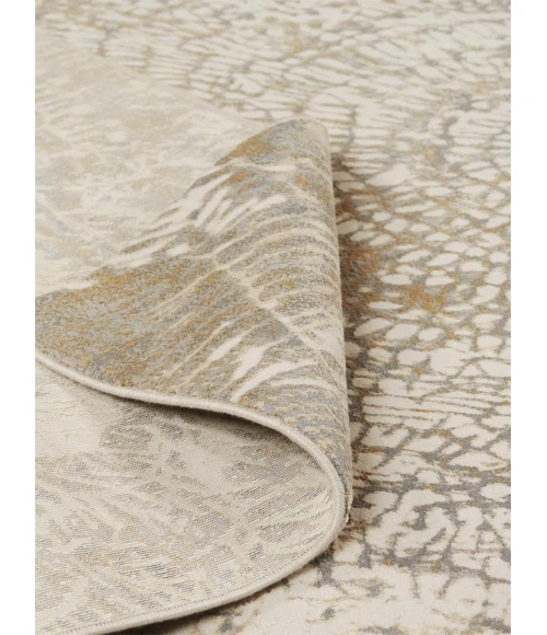 Feizy Parker SILVER/IVORY PRK3702F 9 ft. X 12 ft. Rectangle Rug
