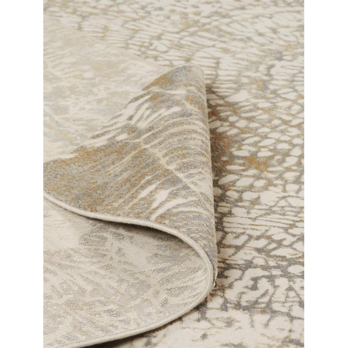 Feizy Parker SILVER/IVORY PRK3702F 9 ft. X 12 ft. Rectangle Rug