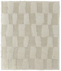 Feizy Ashby Farmhouse Geometric, Tan/Ivory, 3'-6" x 5'-6" Accent Rug
