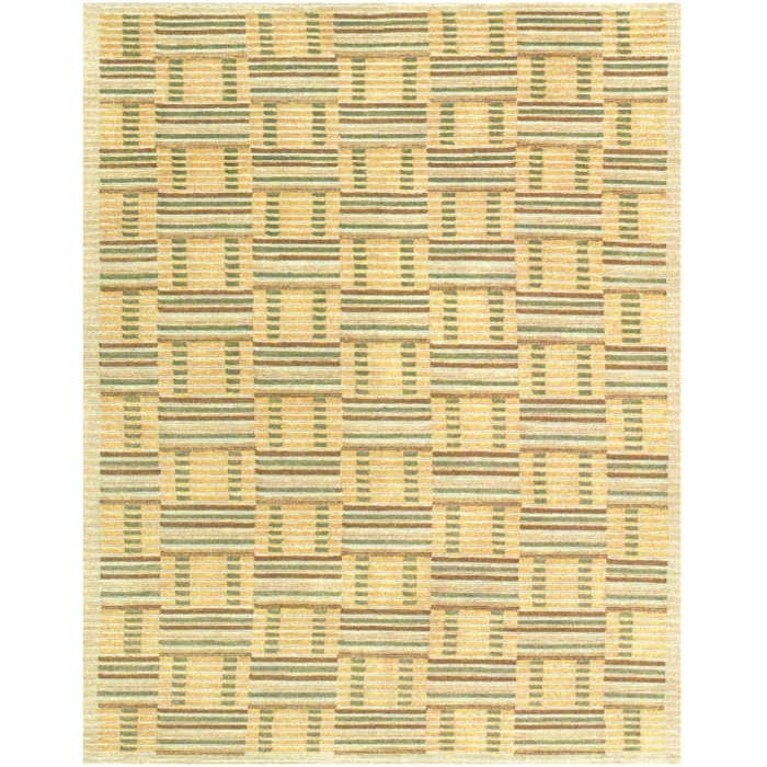 Feizy Cedar Hill Gold/Green 456W3001 3ft.6in. x 5ft.6in. Rect. Rug